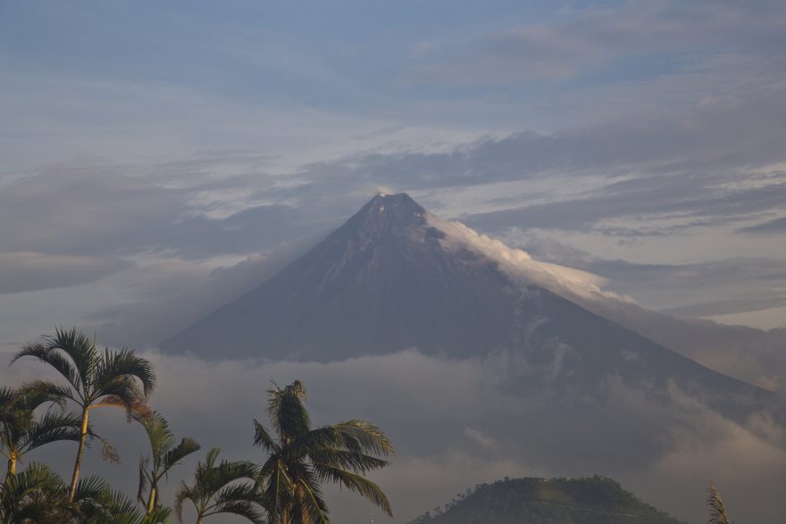 Sopka Mount Mayon, Filipíny