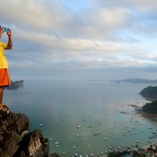 Výhled na pláže ostrova Palawan, Filipíny