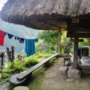 Rýžové terasy Banaue se rozprostírají v Kordillerských horách na ostrově Luzon, Filipíny