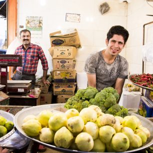 Usměvaví lidé v Hamadanu, Írán