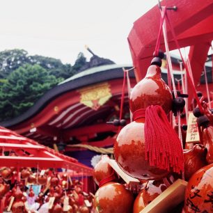 Chrám v Sendaii. Japonsko