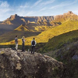 Dračí hory v Jižní Africe jsou ideálním místem pro milovníky horské turistiky, JAR