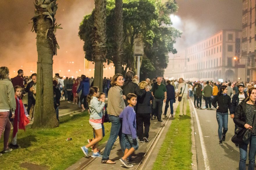 Fiesta ve španělském pojetí, A Coruňa, Španělsko