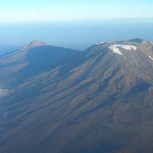 Pohled na nejvyšší horu Afriky, Kilimandžáro, Afrika