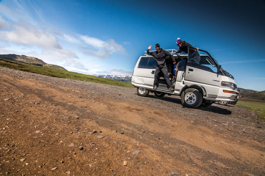 Často jsem během své práce fotografoval, Island
