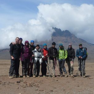 Celá výprava pohromadě, Kilimandžáro, Tanzánie