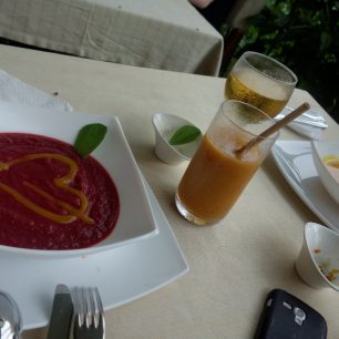 Speciality vegetariánské restaurace, Las Terrazas, Kuba