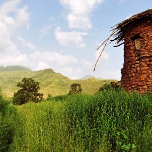 Tradiční kruhové chýše, Etiopie