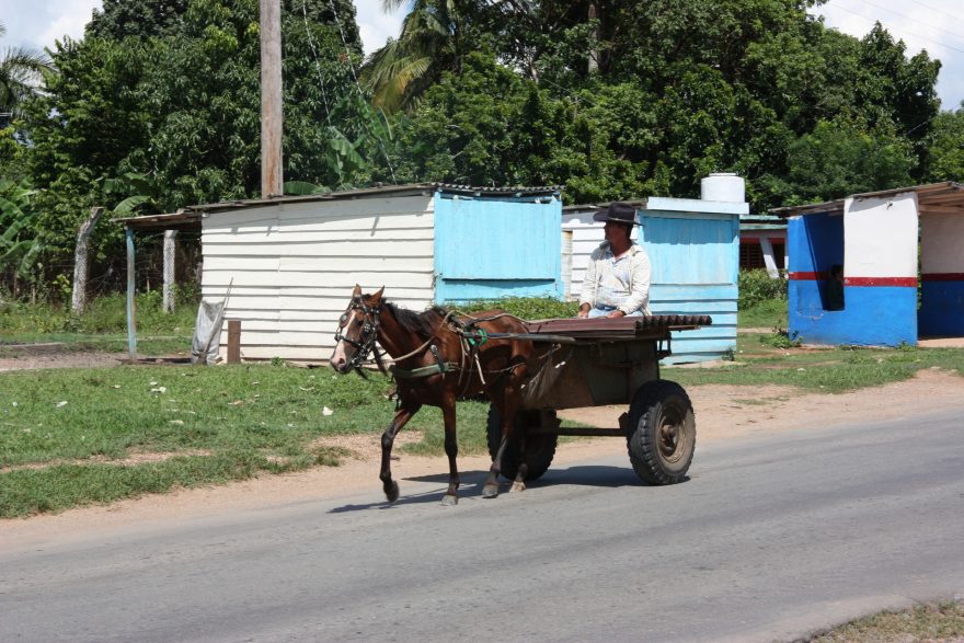 Povoz na ulici, Kuba