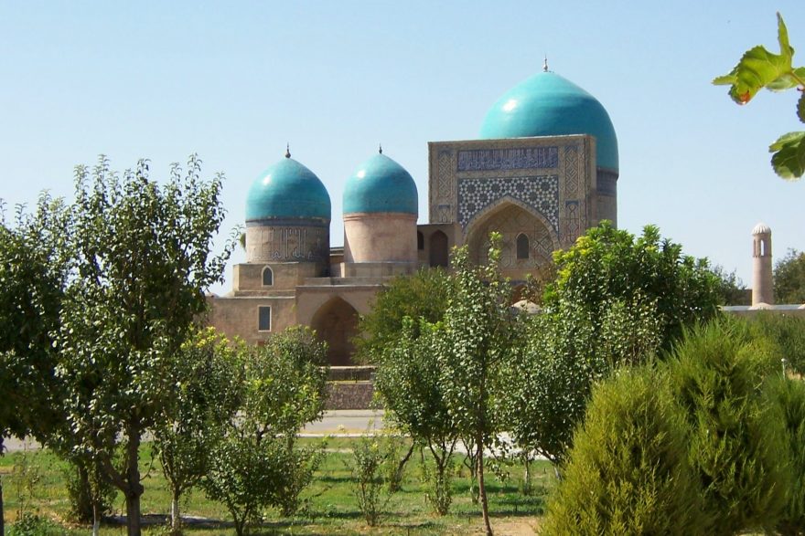 Typické modré mešity