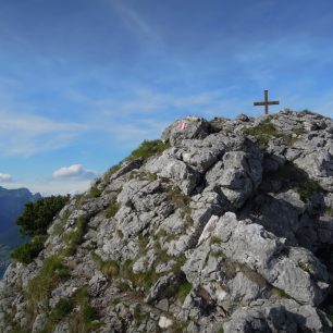 Těsně pod vrcholem Sparberu, Rakousko