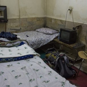 Onen hostel, kde jsem se ubytoval, Írán