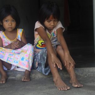 Místní děti, Sumatra, Indonésie