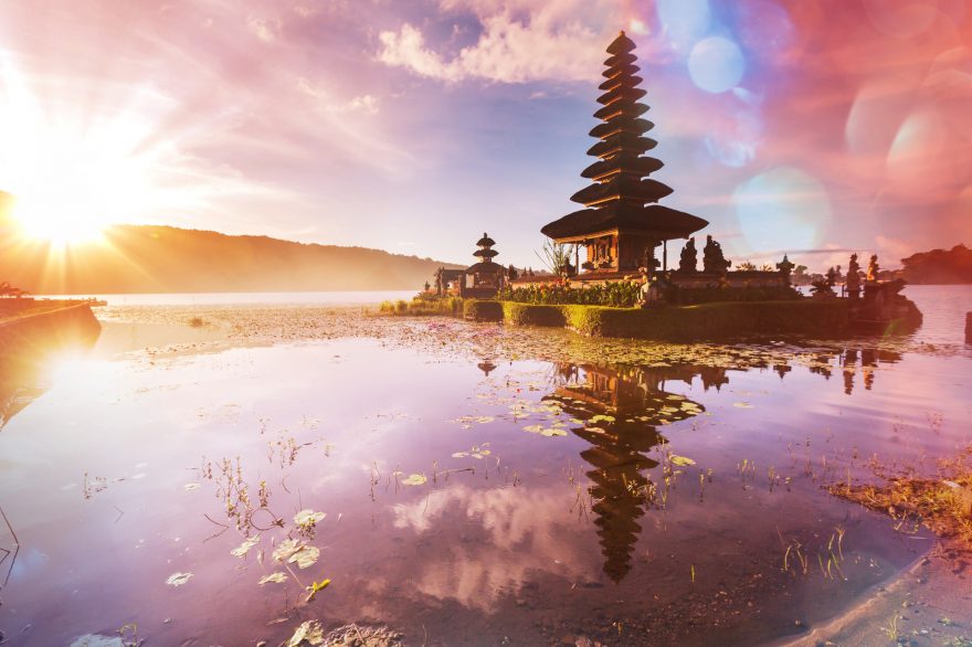 Pura Ulun Danu temple, Bali, Indonésie