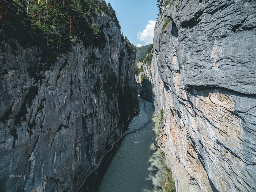 Kaňon Alee Schlucht, Švýcarsko