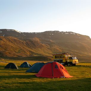 Kempujeme u Skagafjordu, Island