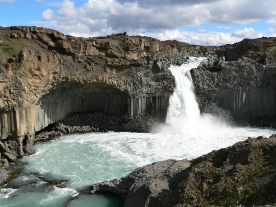 Vodopád Aldeyarfoss, Island