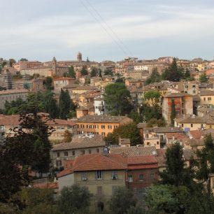 Výhled na město, Perugia, Itálie