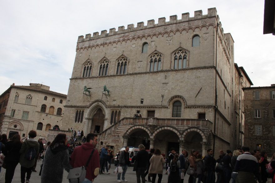 Pallazo dei Priori, Perugia, Itálie