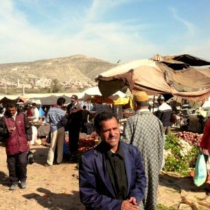 Marocké tržiště souk, Maroko