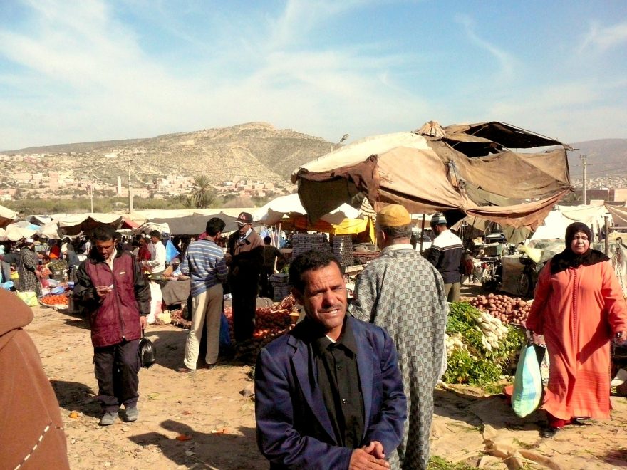 Marocké tržiště souk, Maroko