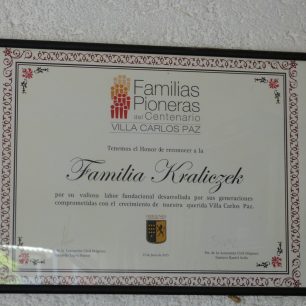 Rodina Kralickova, Argentina