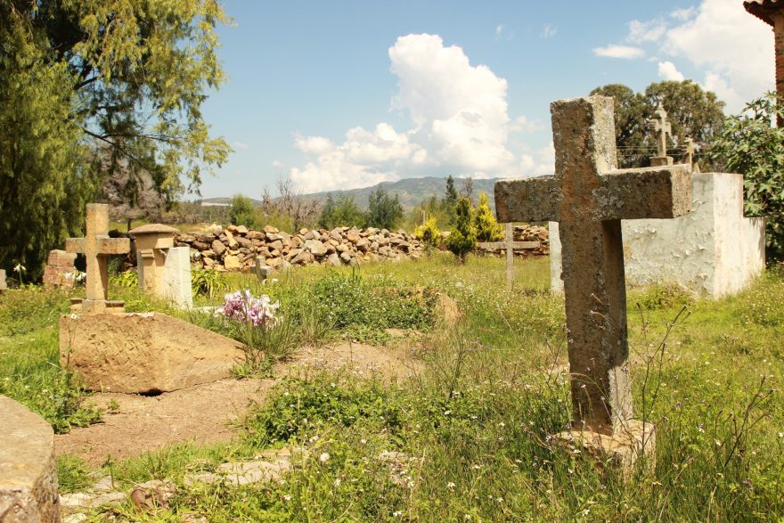 Okolí bývalého kláštera San Augustín, Kolumbie