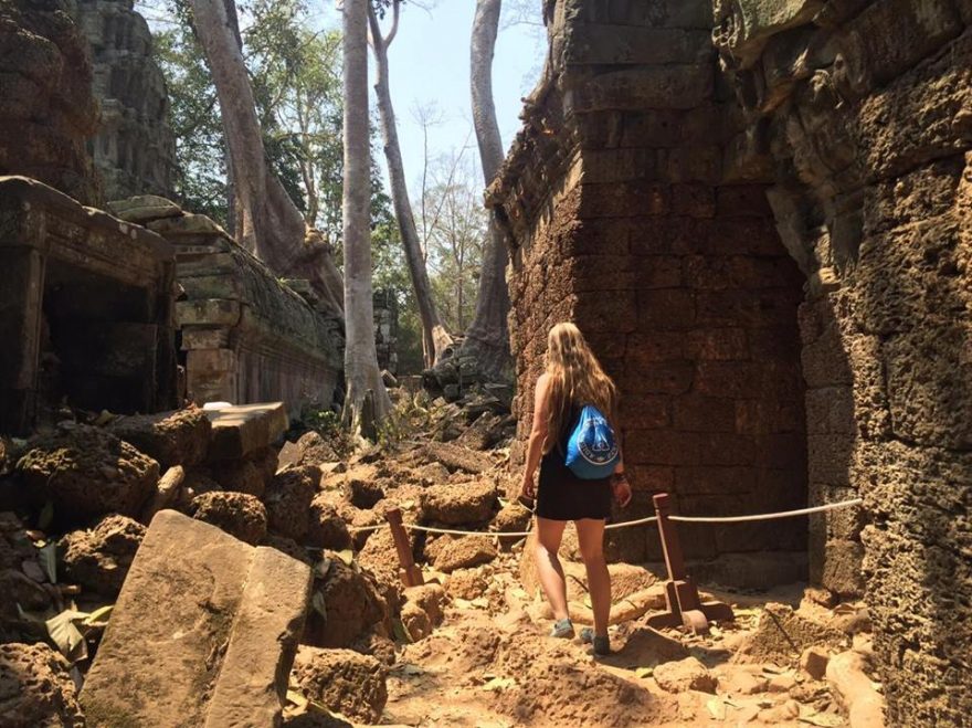 Objevování méně známých chrámů, Siam Reap, Kambodža