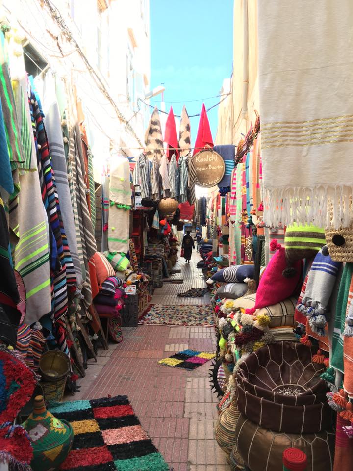 Barevné uličky Essauiry, Maroko