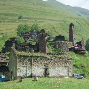 Malebná vesnice Dartlo, Gruzie