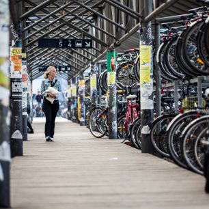 Jízda na kole se v Dánsku těší velké oblibě, Aarhus, Dánsko