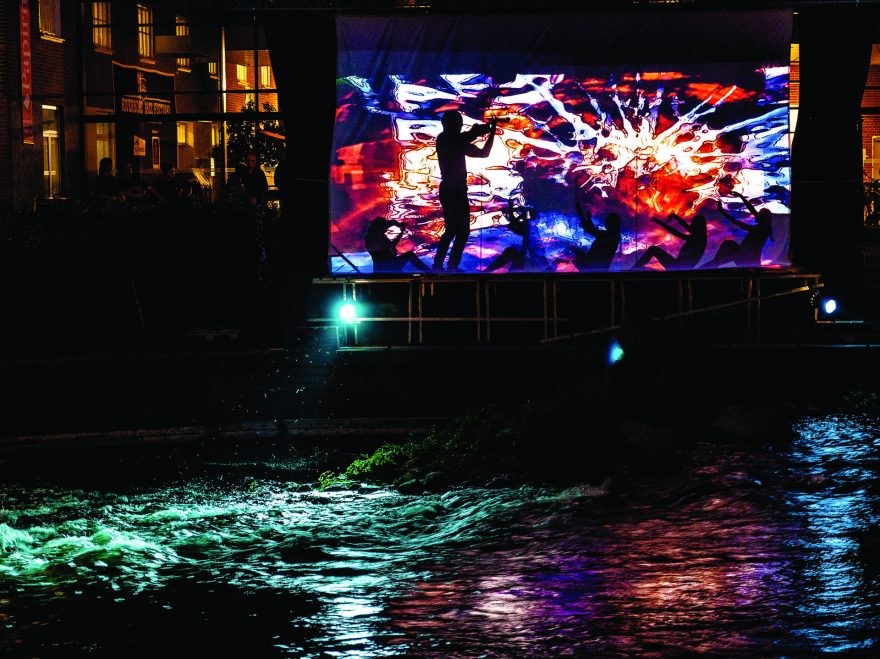 River Art- Divadelní představení pod širým nebem, Aarhus, Dánsko
