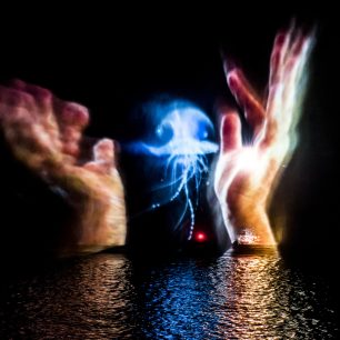 Water music – Kombinace hudby a světel, Aarhus, Dánsko