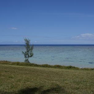 Korálové bludiště kousek za vesničkou Le Morne, Mauricus