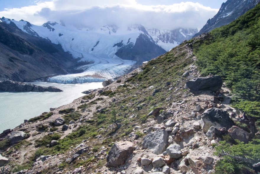Cestou k ledovci, Patagonie, Argentina