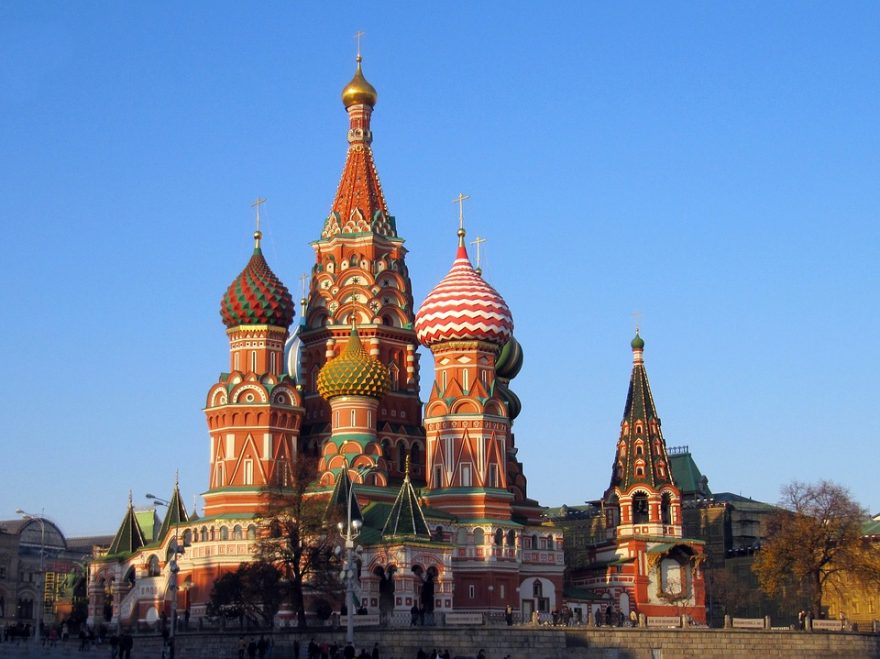Chrám Vasila Blaženého na Rudém náměstí, Moskva, Rusko