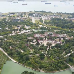 Výhled z Marina Bay, Singapur