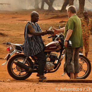 Náčelník vesnice Boabeng, Ghana, foto: Sheila Singhová