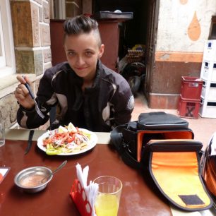 Typické jídlo Pique Macho, Bolívie