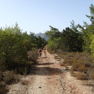 Horský trail na Severním Kypru