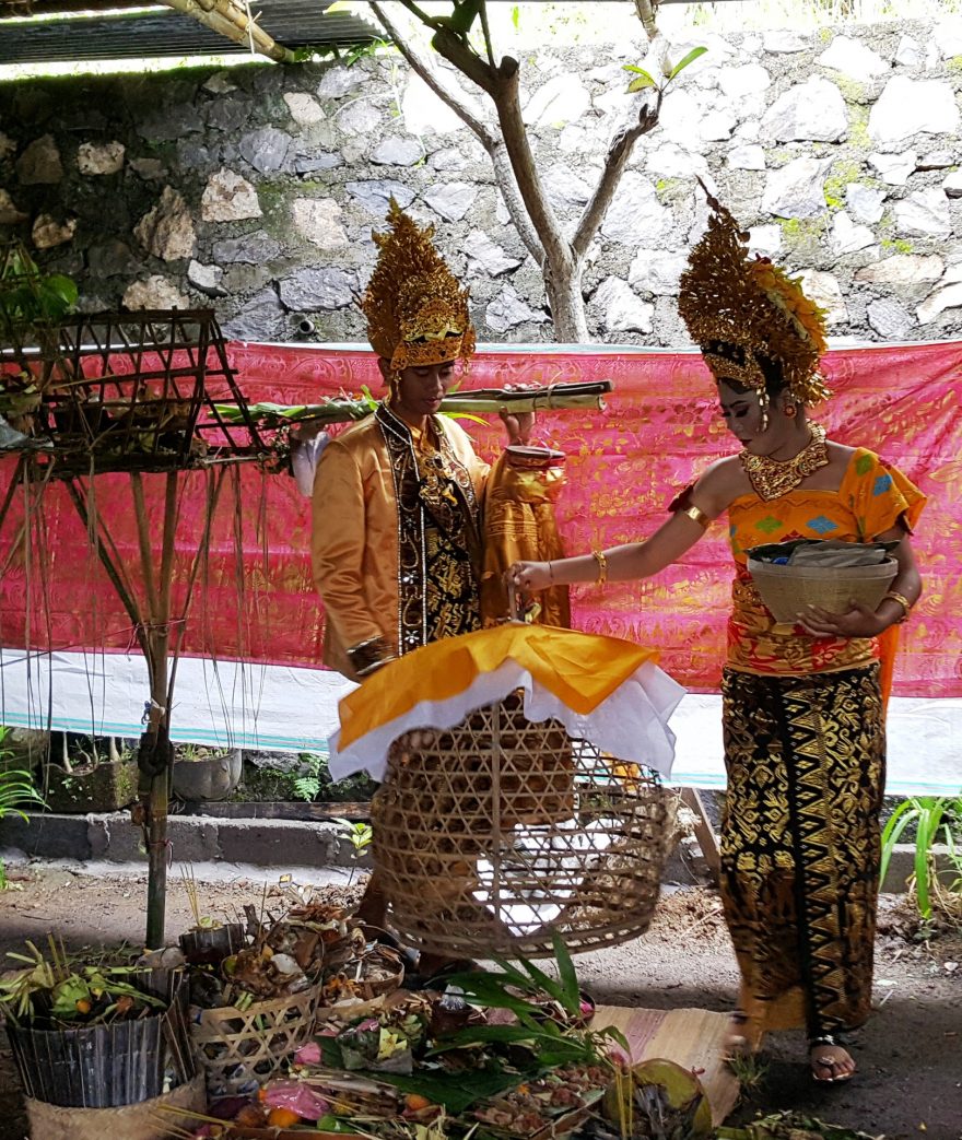 Rituál pro bohatou úrodu, Bali, Indonésie
