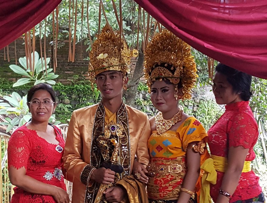 Rodinná fotografie, Bali, Indonésie