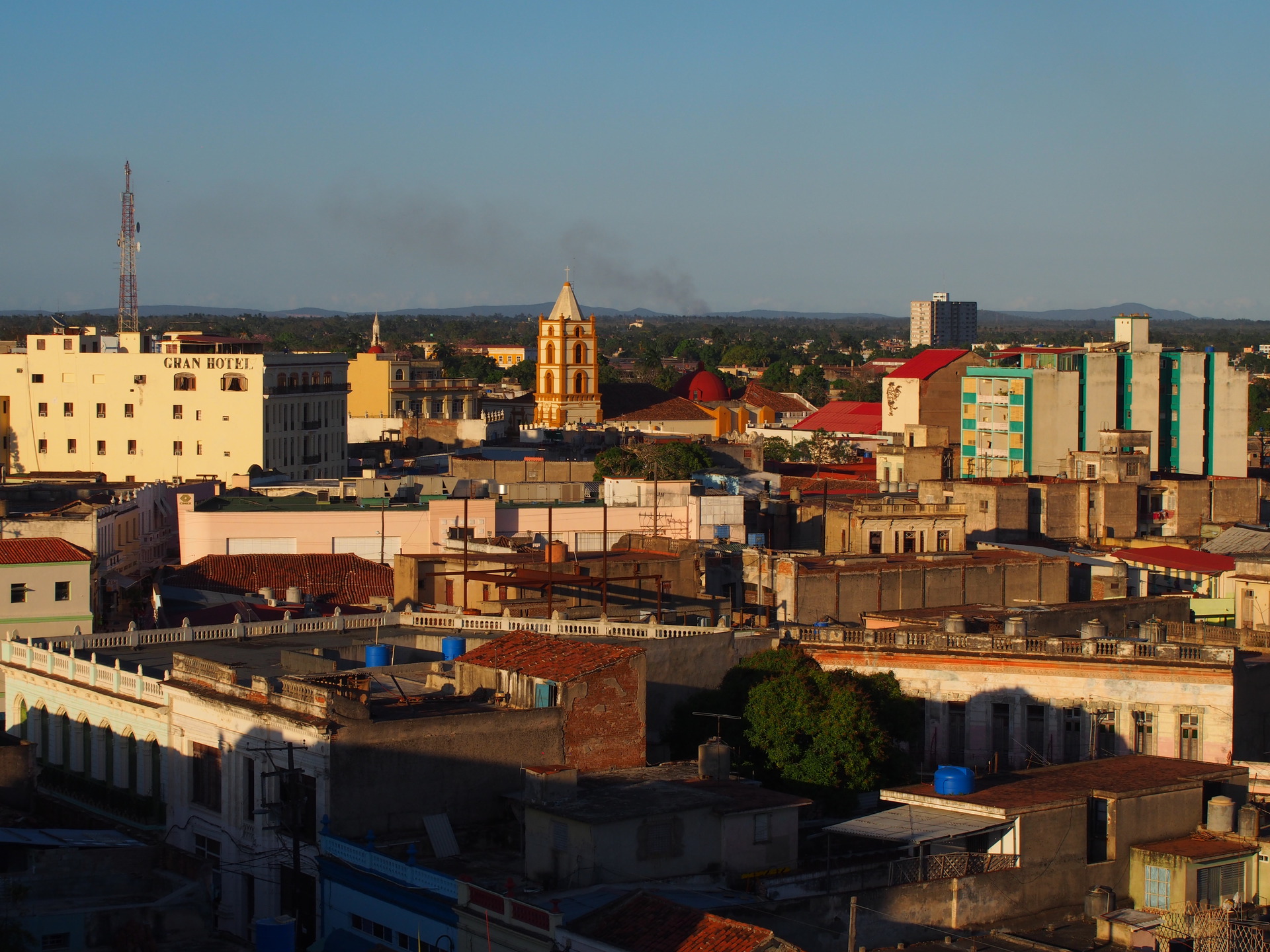 Pohled na město Camaguey, Kuba