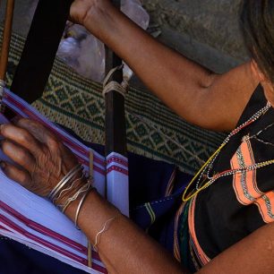 Žena etnika Ede z Centrální vrchoviny Vietnamu