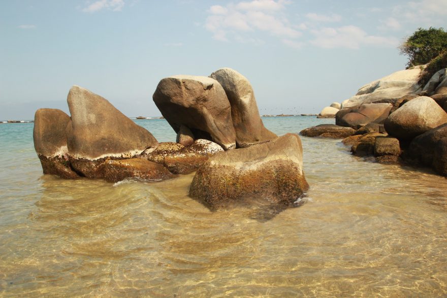 Pláže, NP Tayrona, Kolumbie