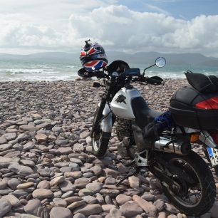 Zkušební cesta na motorce