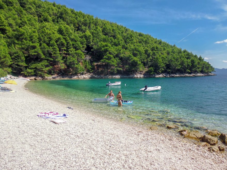 Zátoka Smokvina, Hvar, Chorvatsko