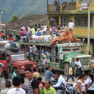 tržní den v provincii Cauca, Kolumbie