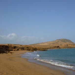 poušť na poloostrově Guajira na severu Kolumbie, Kolumbie