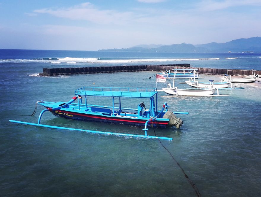 Typická balijská loďka, Bali, Indonésie